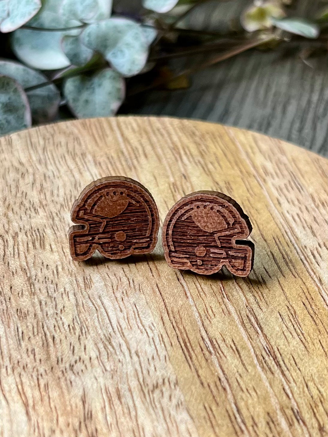 Engraved Football Helmet Studs