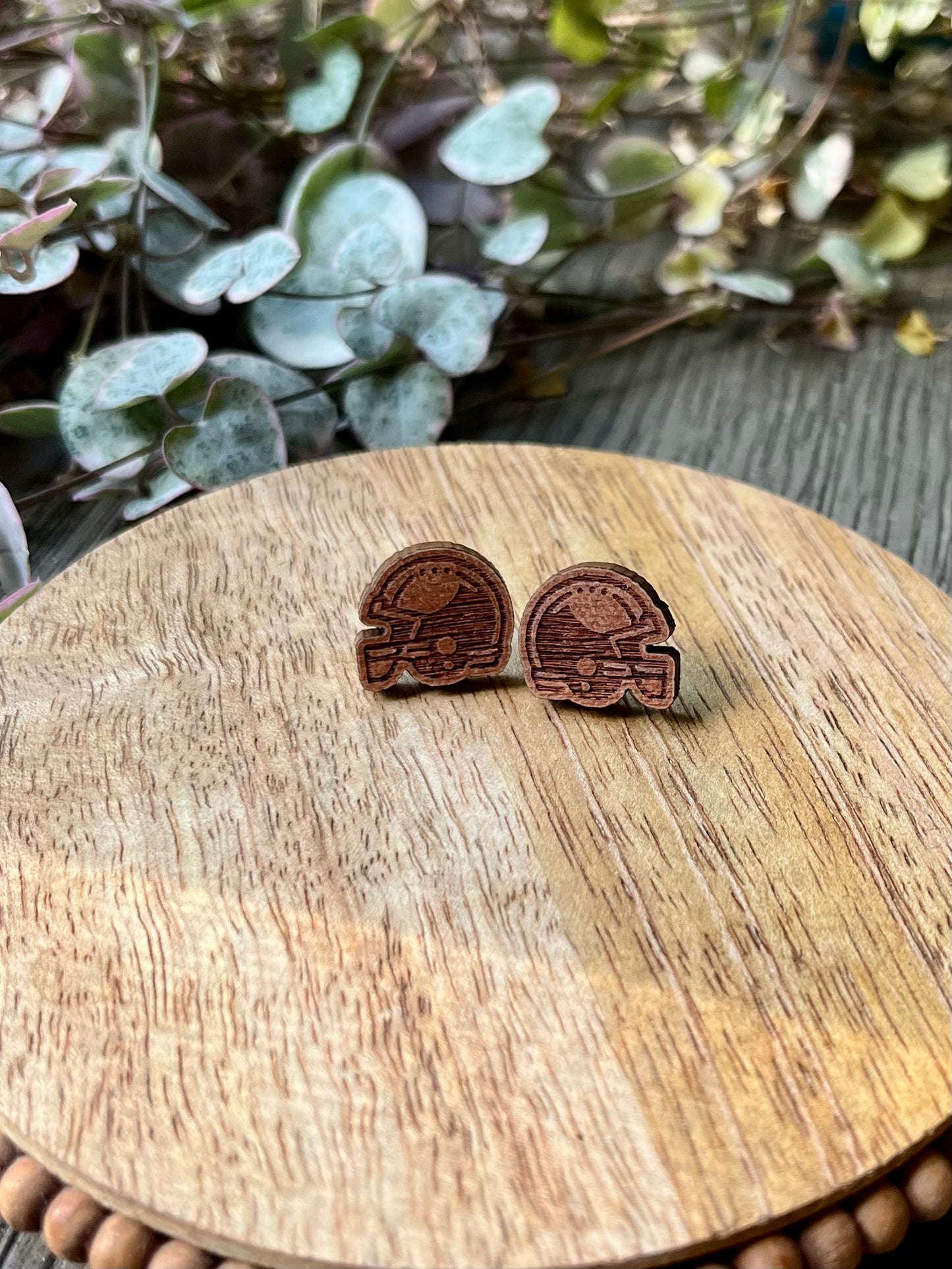 Engraved Football Helmet Studs